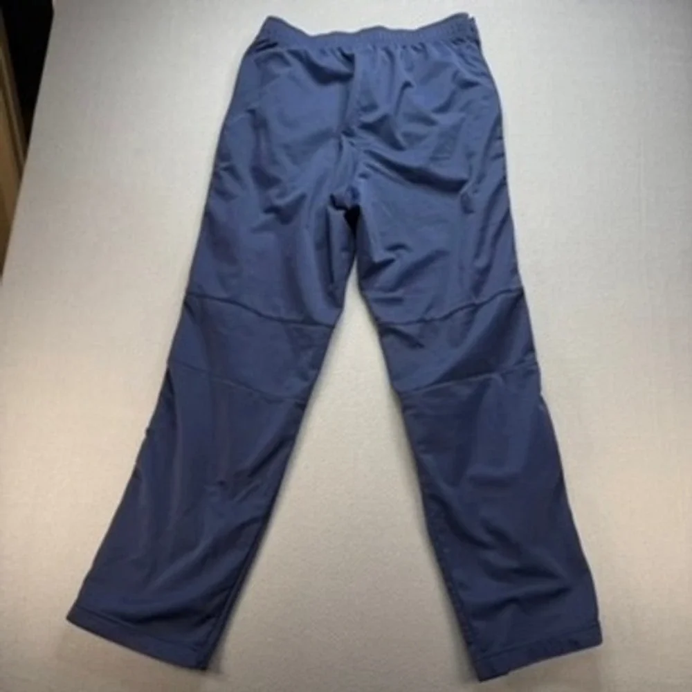 Nike‎ Track Pants Mens Large Y2K Navy Blue Tear Away Snap Buttons Athletic Retro